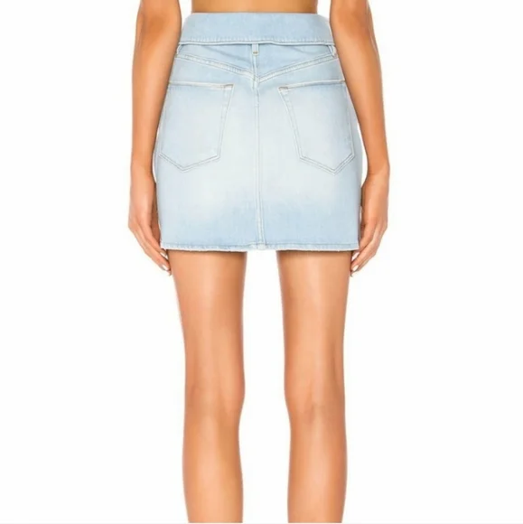 Frame Denim Le High Foldover Mini Skirt size 30, NWT - Picture 7 of 13